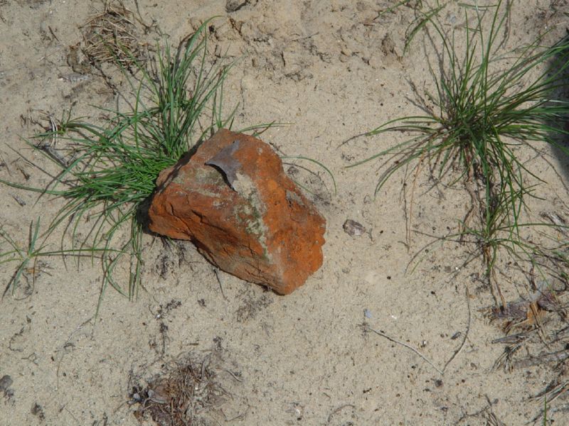 Sobibor chipped brick